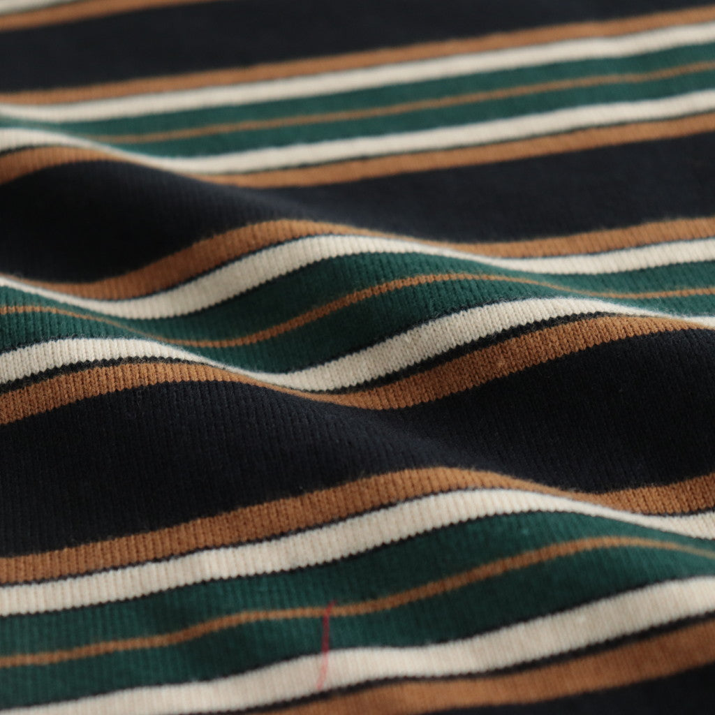 BORDER LS TOP #NAVYxIVORY [PMAQ-CL05]