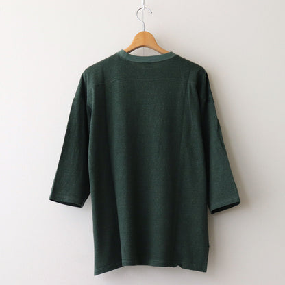 C/R 3QUARTER SLEEVE TOP #FOREST [PMAR-CS06]