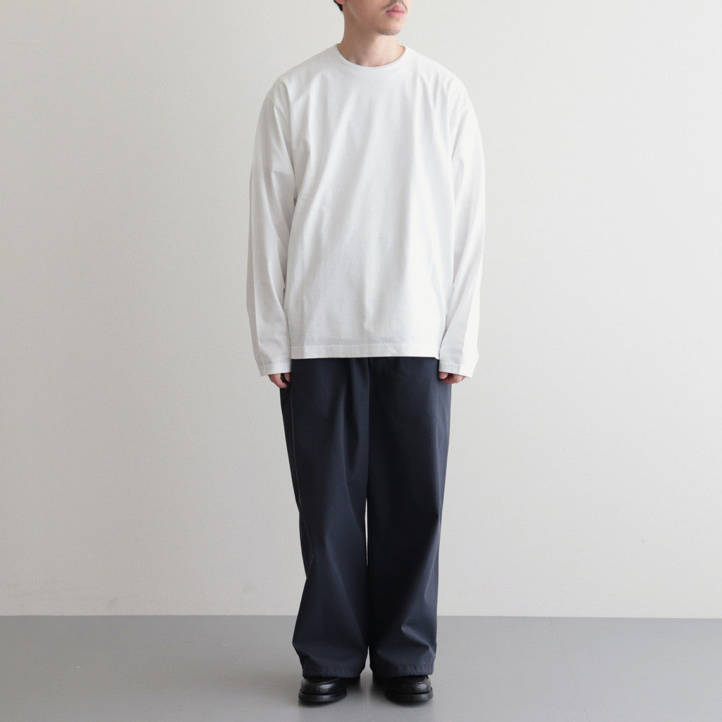 ORGANIC COTTON JERSEY L/S T #WHITE [17031 66309]