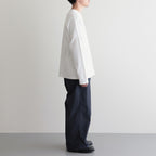 ORGANIC COTTON JERSEY L/S T #WHITE [17031 66309]