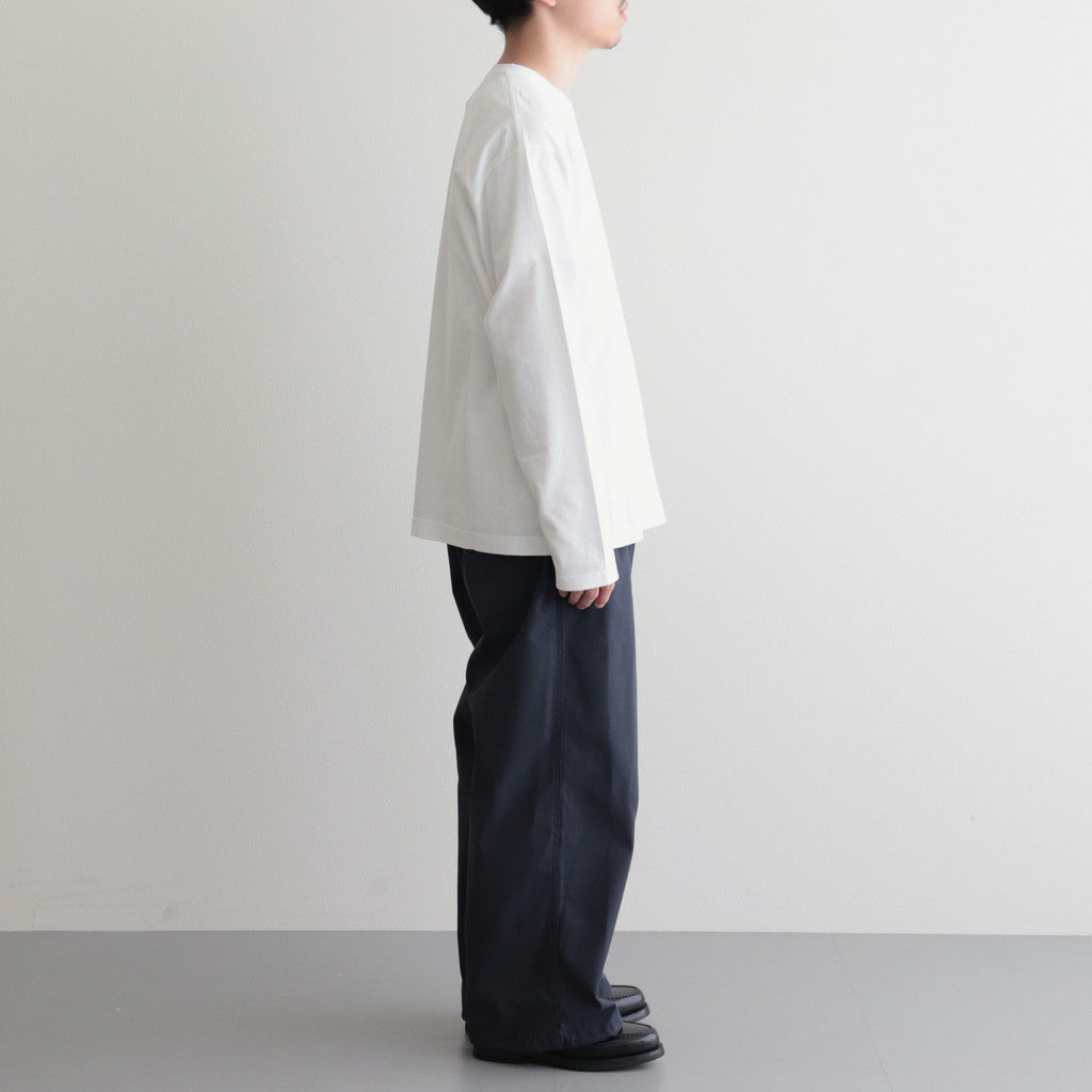 ORGANIC COTTON JERSEY L/S T #WHITE [17031 66309]