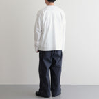 ORGANIC COTTON JERSEY L/S T #WHITE [17031 66309]