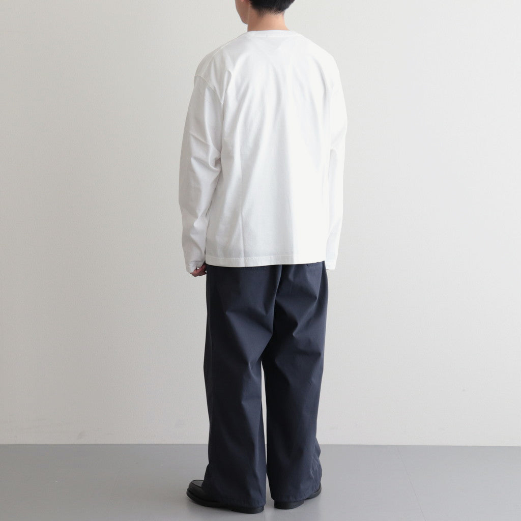 ORGANIC COTTON JERSEY L/S T #WHITE [17031 66309]