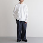 ORGANIC COTTON JERSEY L/S T #WHITE [17031 66309]