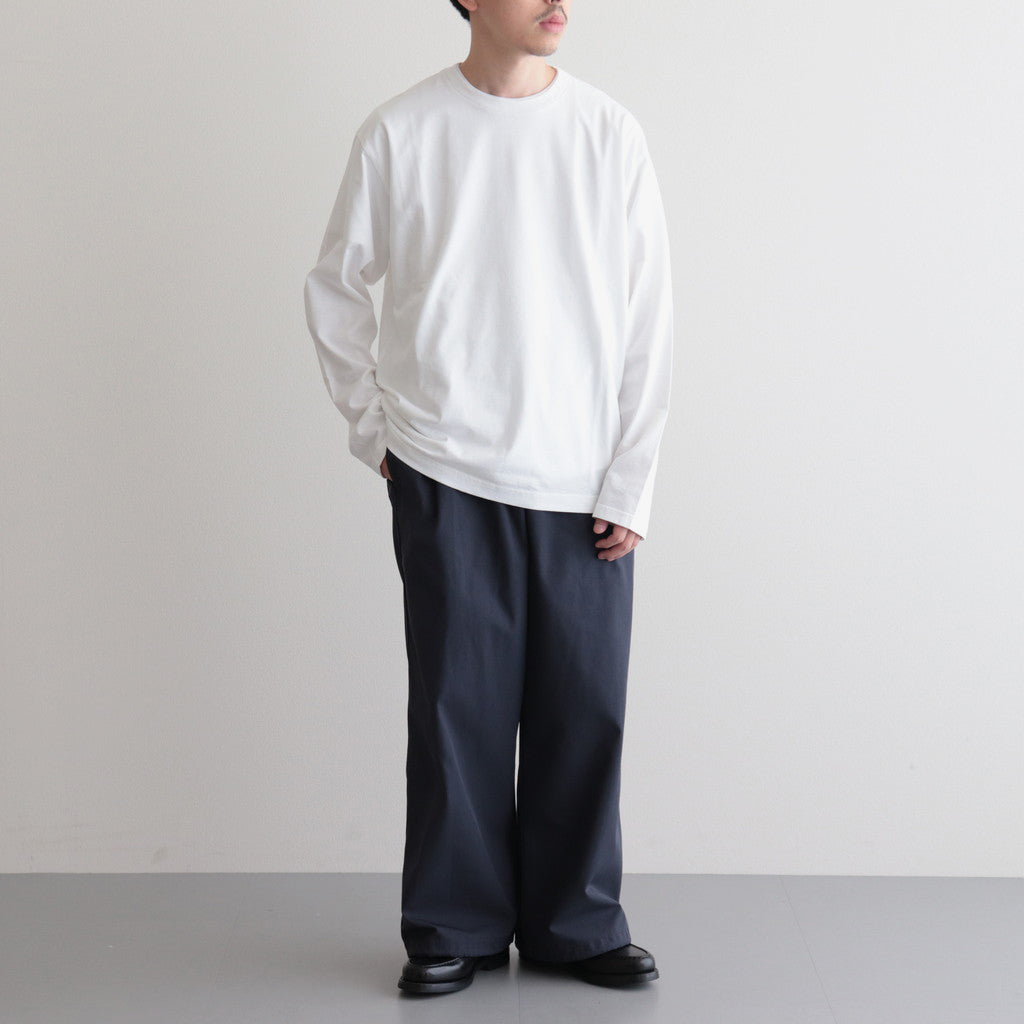 ORGANIC COTTON JERSEY L/S T #WHITE [17031 66309]