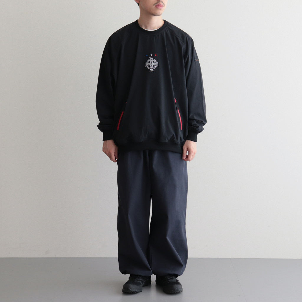 NYLON CREW NECK #BLACK [SOLFW23CS01]