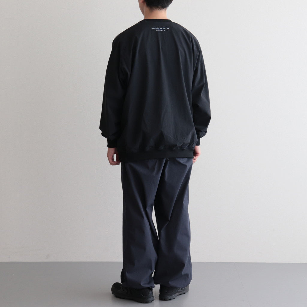 NYLON CREW NECK #BLACK [SOLFW23CS01]