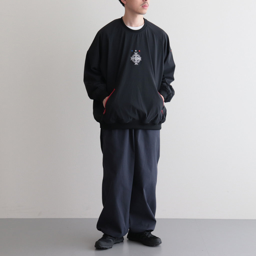 NYLON CREW NECK #BLACK [SOLFW23CS01]