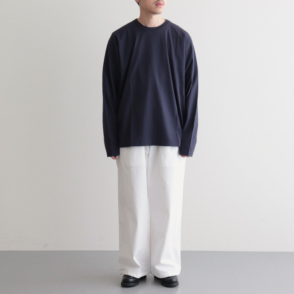 ORGANIC COTTON JERSEY L/S T #NAVY [17031 66309]