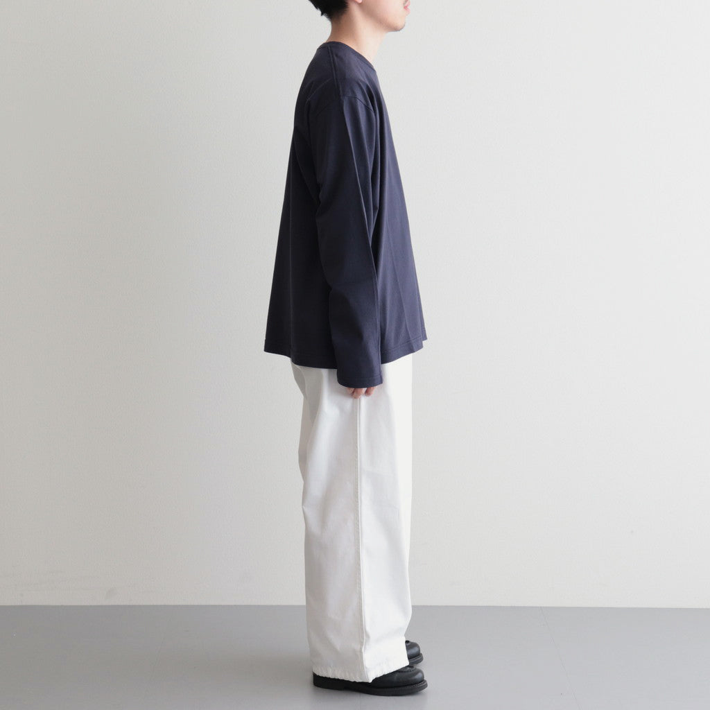 ORGANIC COTTON JERSEY L/S T #NAVY [17031 66309]