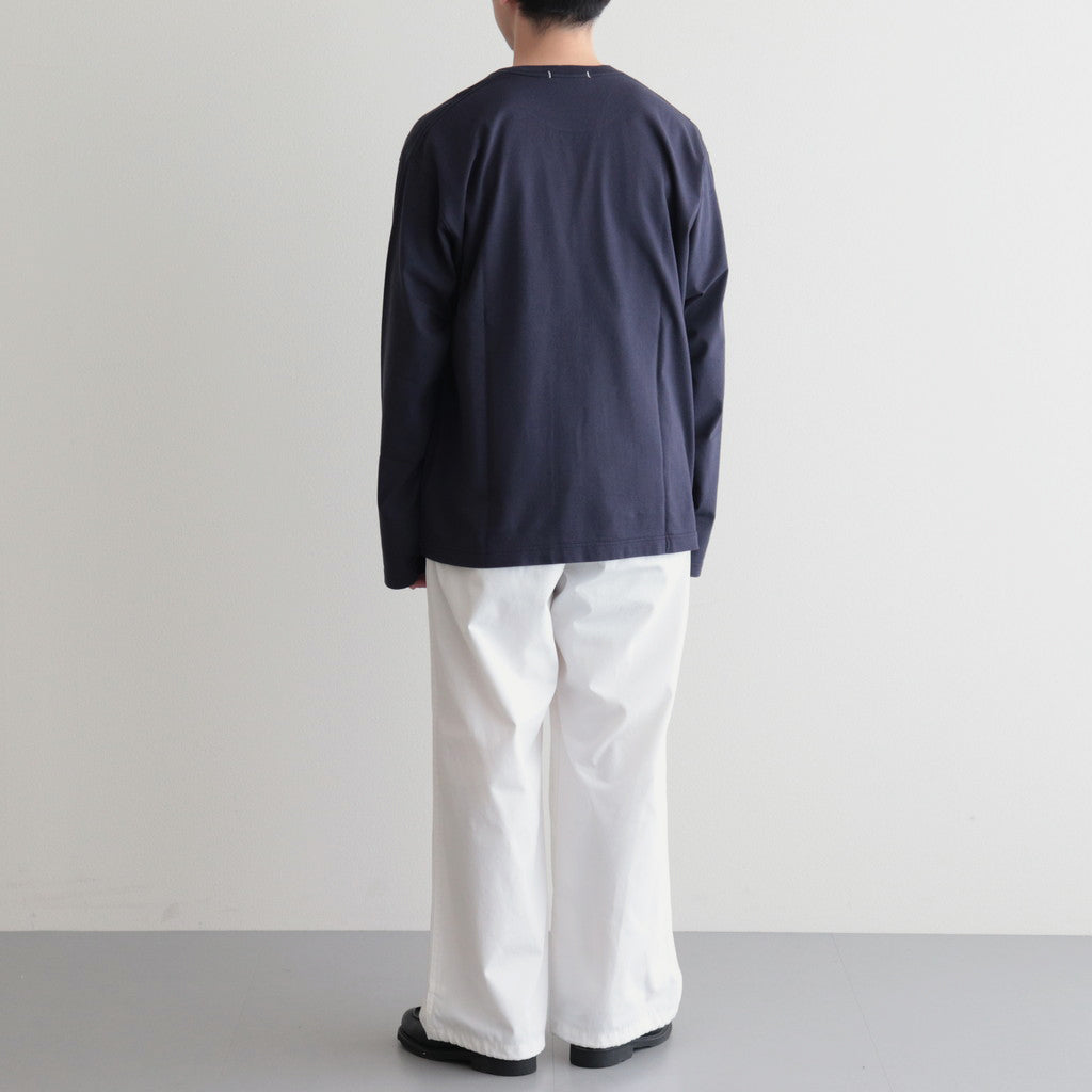 ORGANIC COTTON JERSEY L/S T #NAVY [17031 66309]