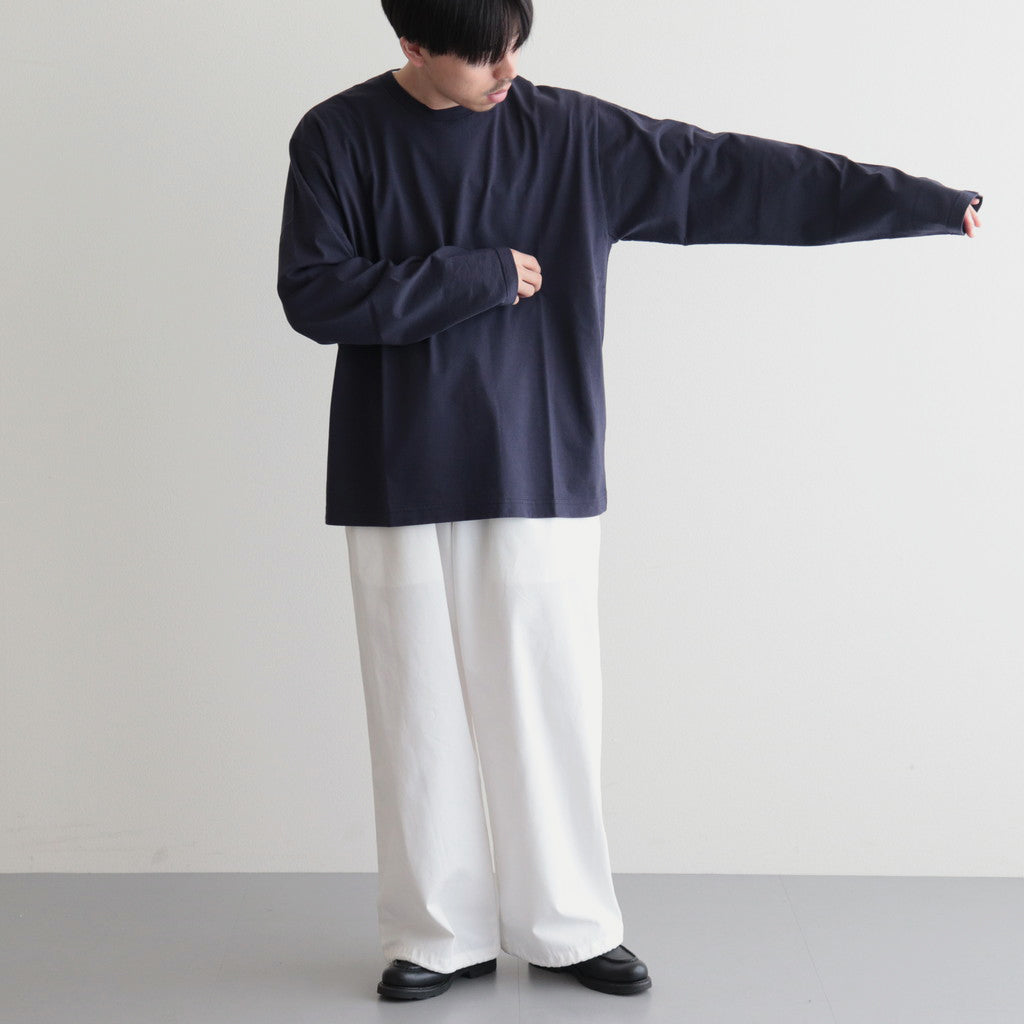 ORGANIC COTTON JERSEY L/S T #NAVY [17031 66309]