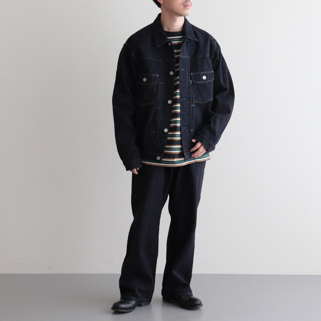 CLASSIC JEANS WIDE #INDIGO [PM-301]