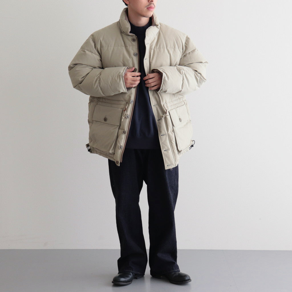 Reversible Down Jacket #Beige x Beige [6023-2507]