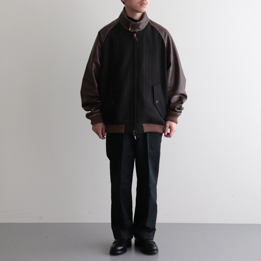 DARTMOOR / ハリントンヴァーシティジャケット #BROWN [DN-0101B1]