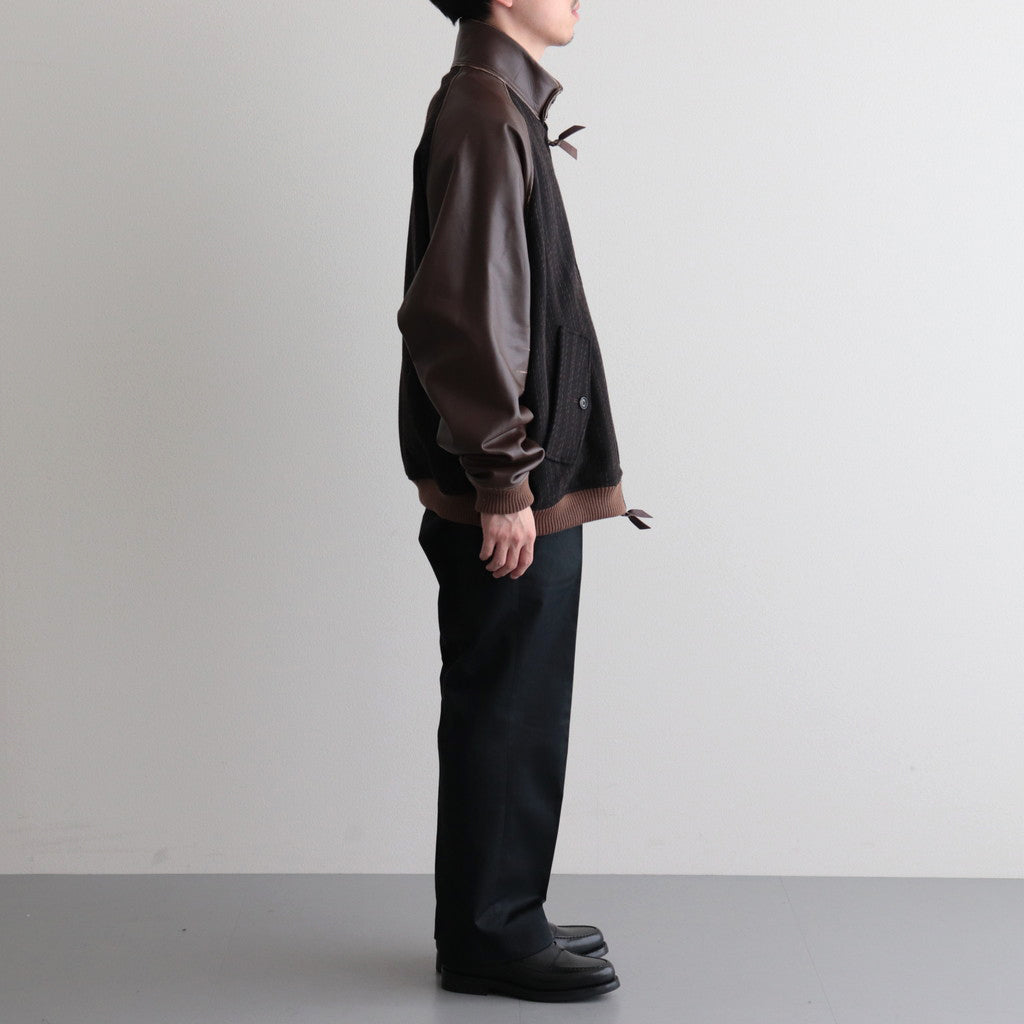 DARTMOOR / ハリントンヴァーシティジャケット #BROWN [DN-0101B1]