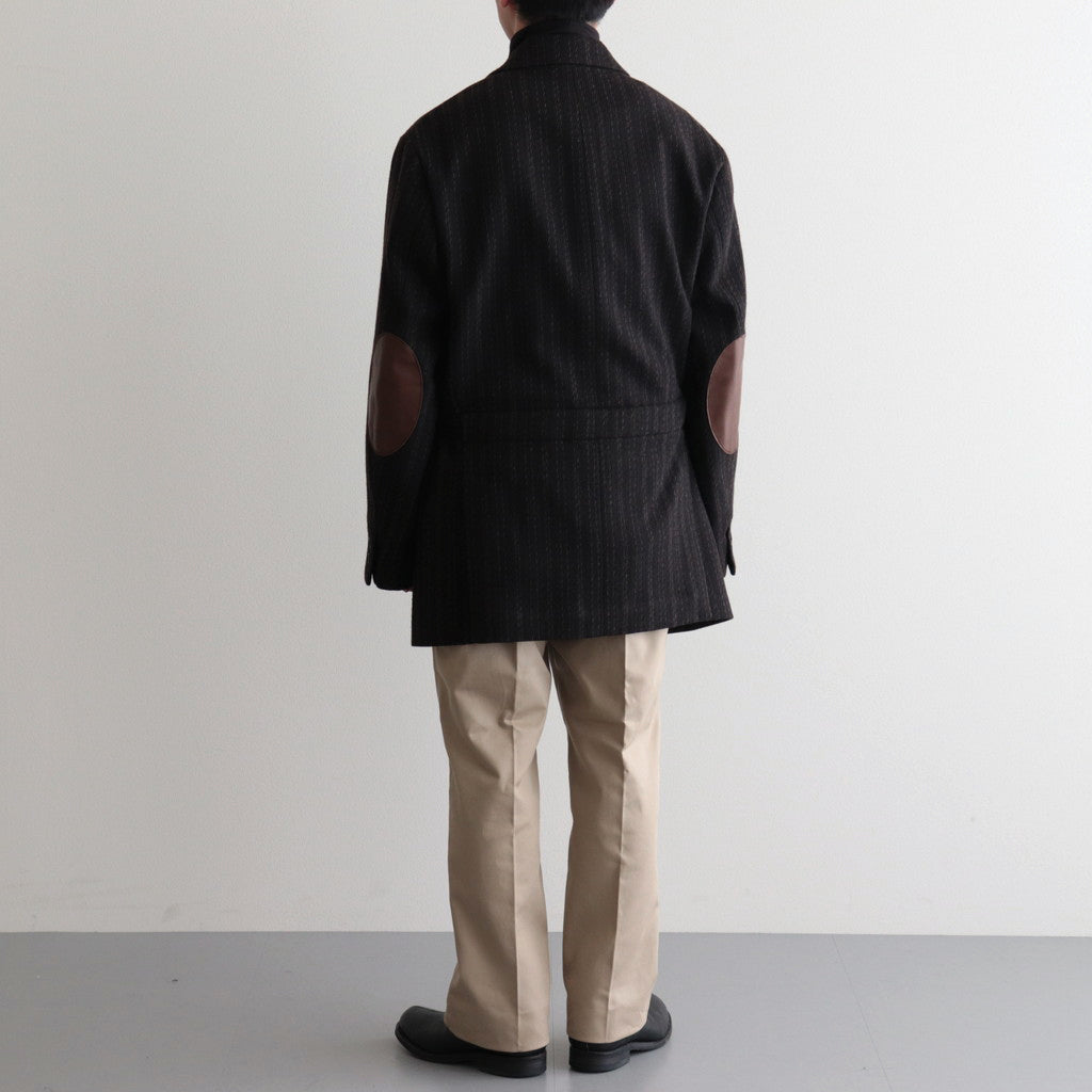 BLACKWOODS / ベルテッドシューティングジャケット #BROWN [DN-0102J1]