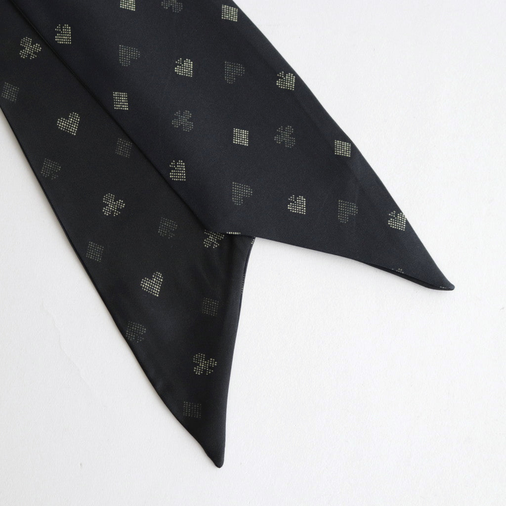 SCARF TIE #BLACK [232OJ-AC03] – Diffusion