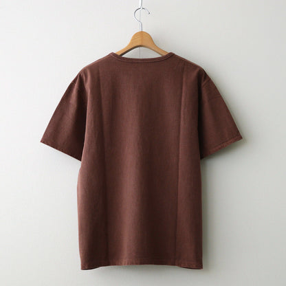 TUBE TEE (CREW-NECK) #BARK [241OJ-CT11]