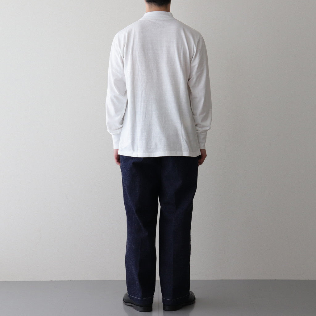 HIGHNECK LS TEE #OFF WHITE [PM-VTGT05]