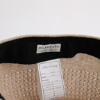 LINEN HUNTING CAP - GENTLEMAN #IVORY [V01015]