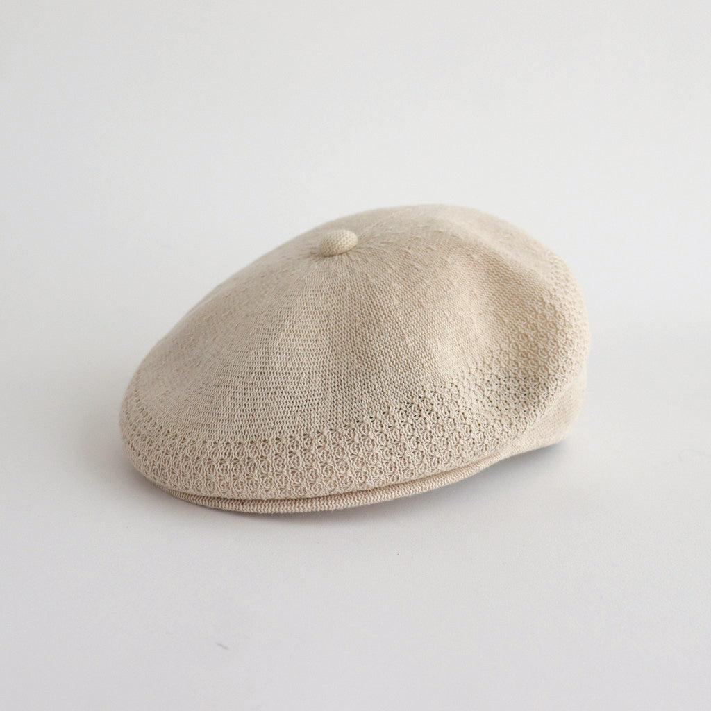 LINEN HUNTING CAP - GENTLEMAN #IVORY [V01015]