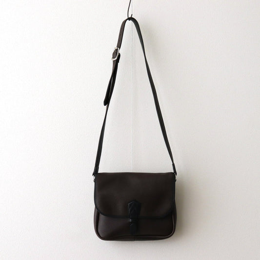 CARLOS SHOULDER BAG #DARK BROWN