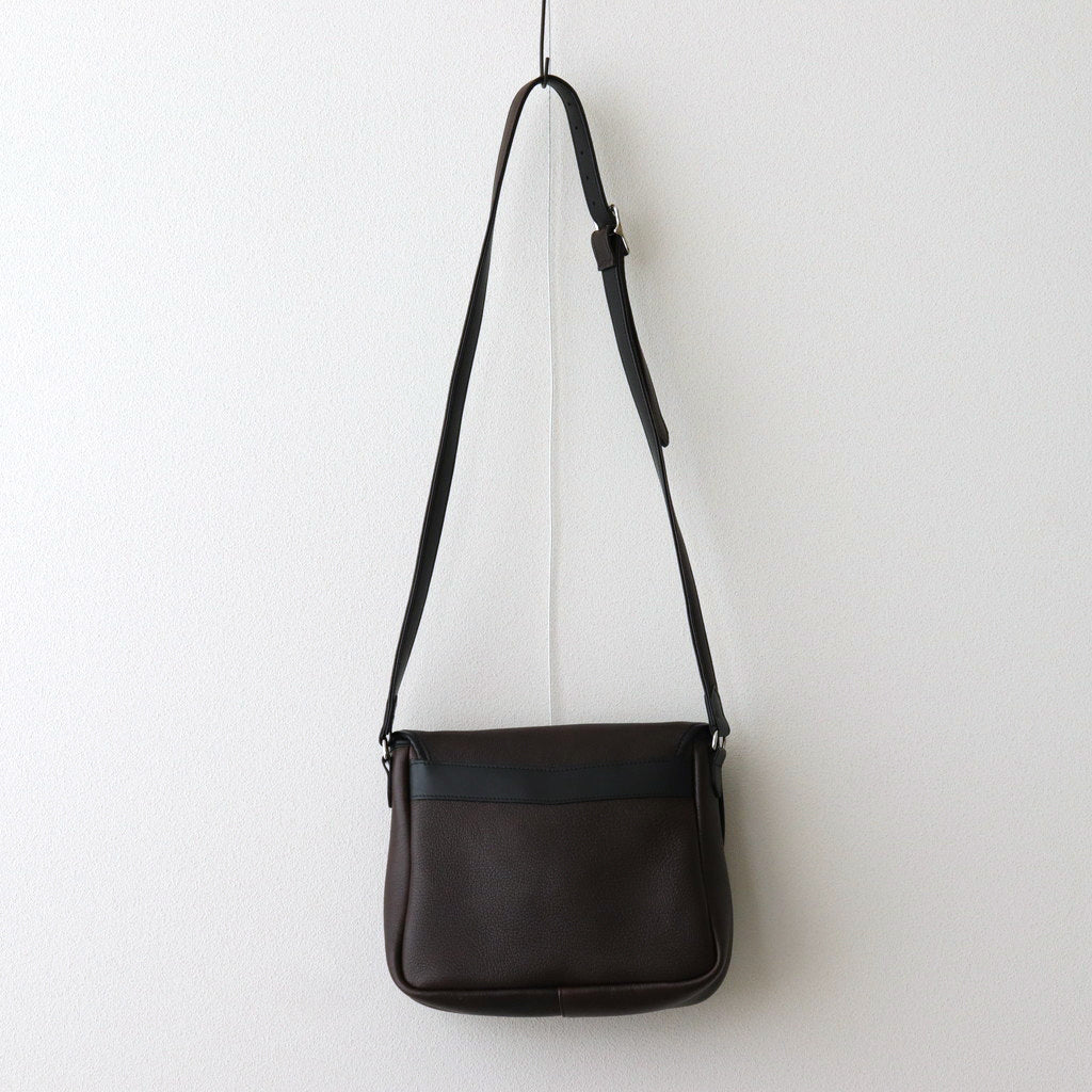 CARLOS SHOULDER BAG #DARK BROWN