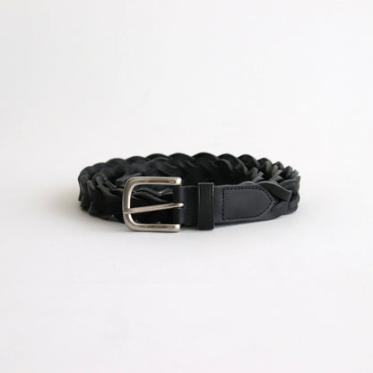 LEATHER MESH BELT #BLACK [PMAR-AC09]