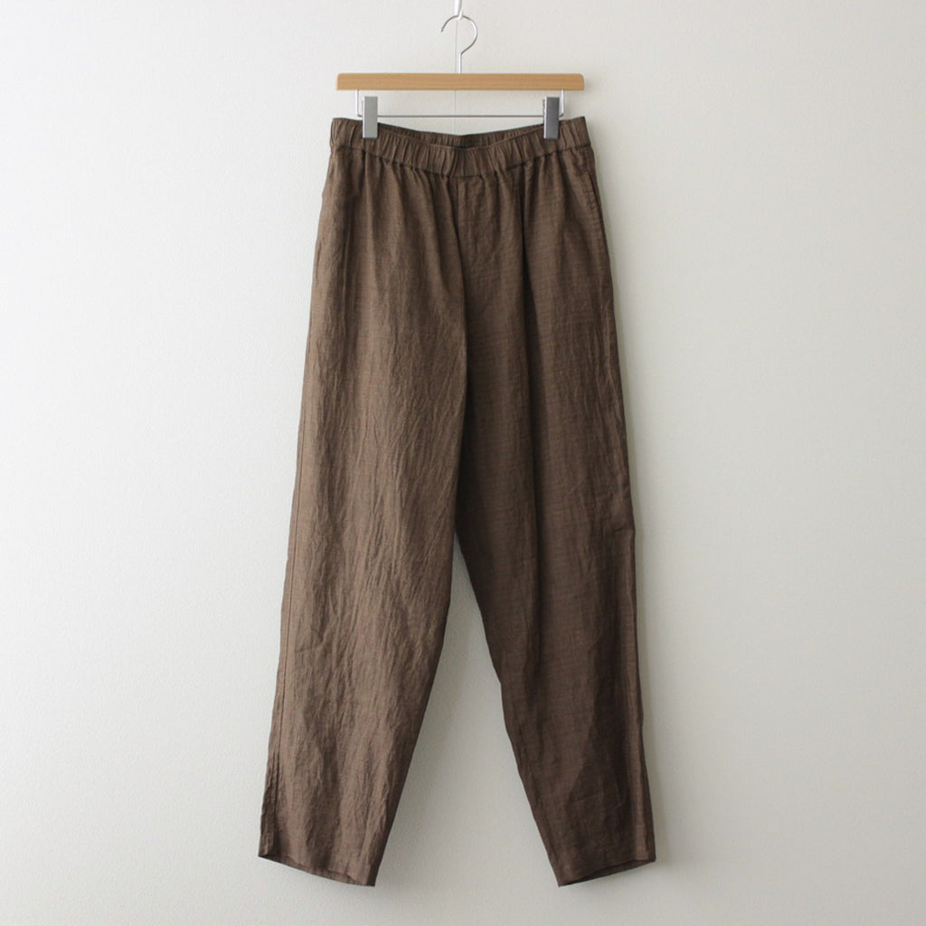 LINEN POPLIN TR #BROWN [17041 40072]