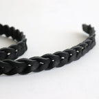 LEATHER MESH BELT #BLACK [PMAR-AC09]