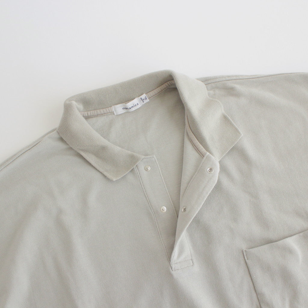 S/S Polo Shirt #Light Gray [SUHS418]