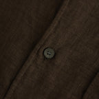 LINEN POPLIN SH #BROWN [17041 50048]