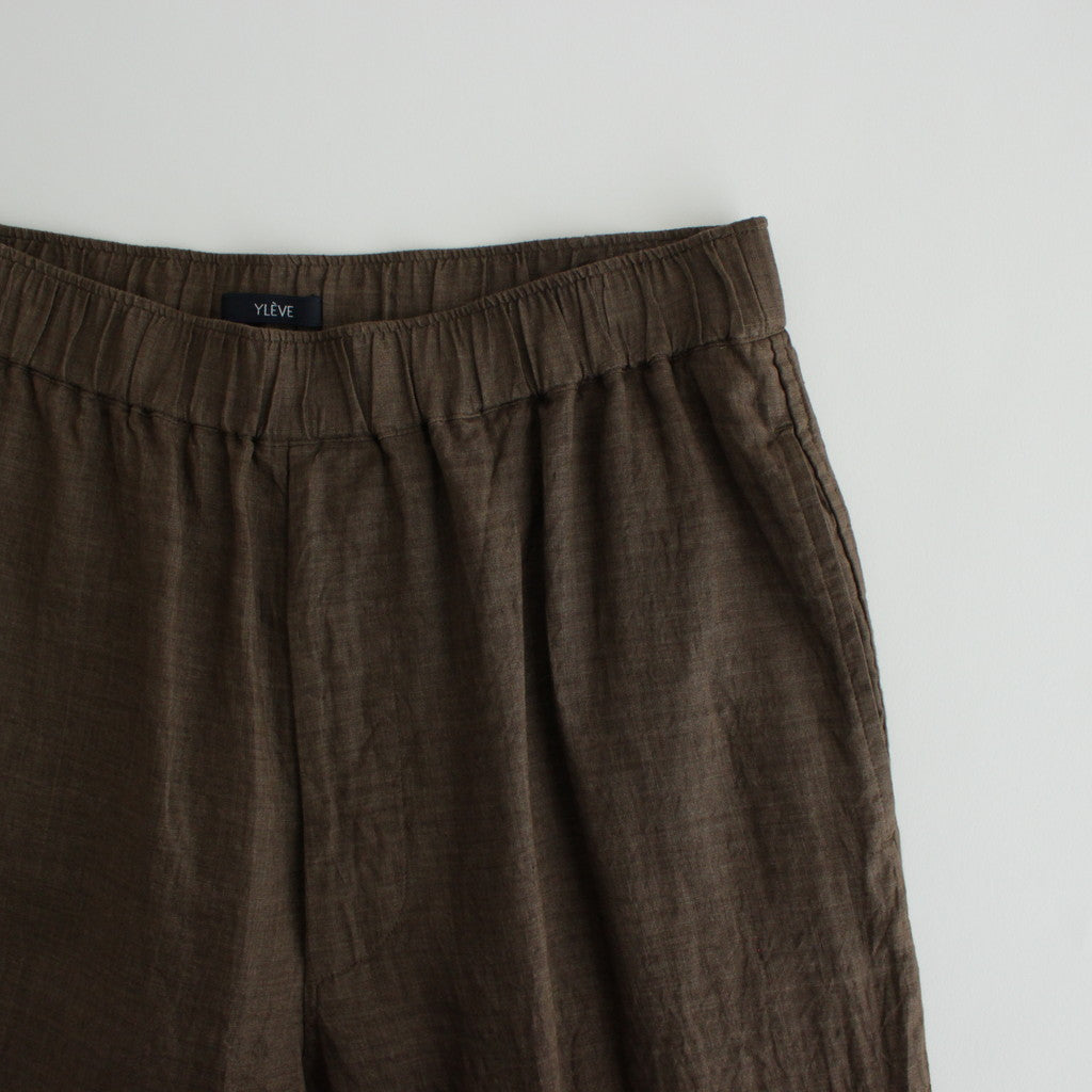 LINEN POPLIN TR #BROWN [17041 40072]