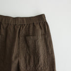 LINEN POPLIN TR #BROWN [17041 40072]