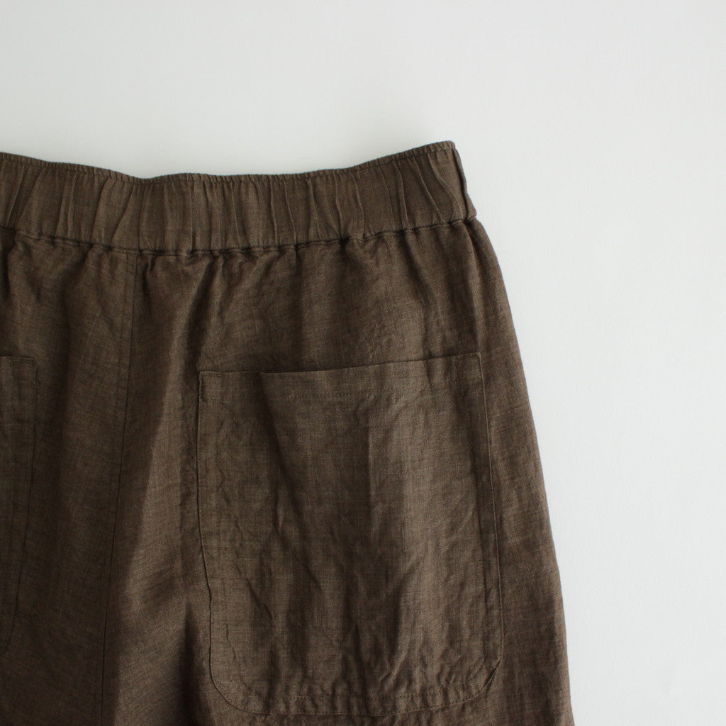 LINEN POPLIN TR #BROWN [17041 40072]