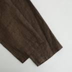 LINEN POPLIN TR #BROWN [17041 40072]