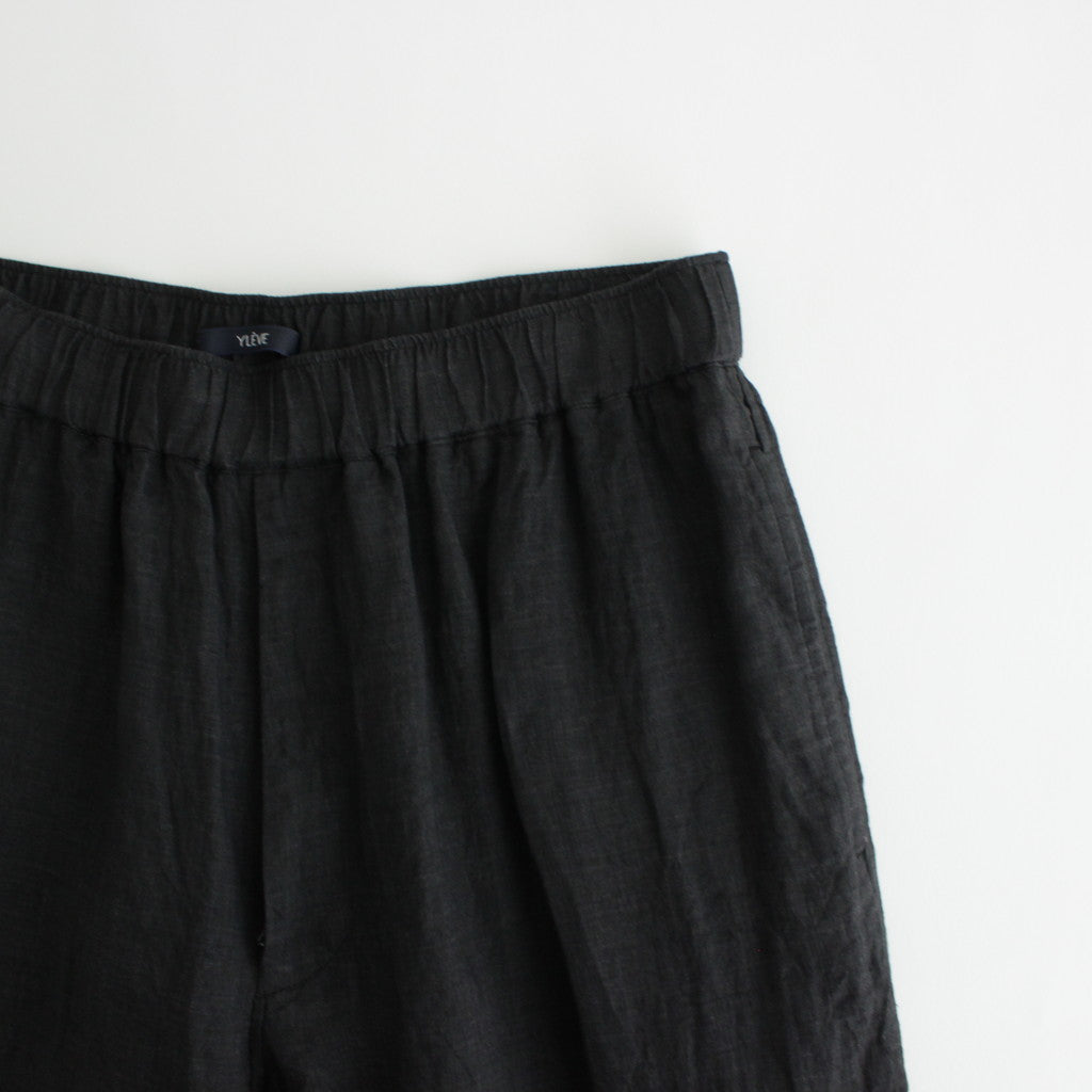 LINEN POPLIN TR #BLACK [17041 40072]