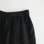 LINEN POPLIN TR #BLACK [17041 40072]