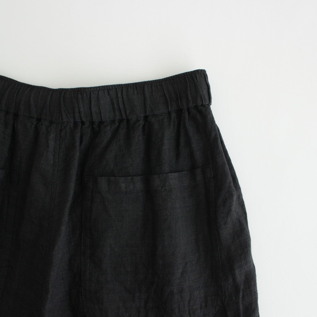 LINEN POPLIN TR #BLACK [17041 40072]