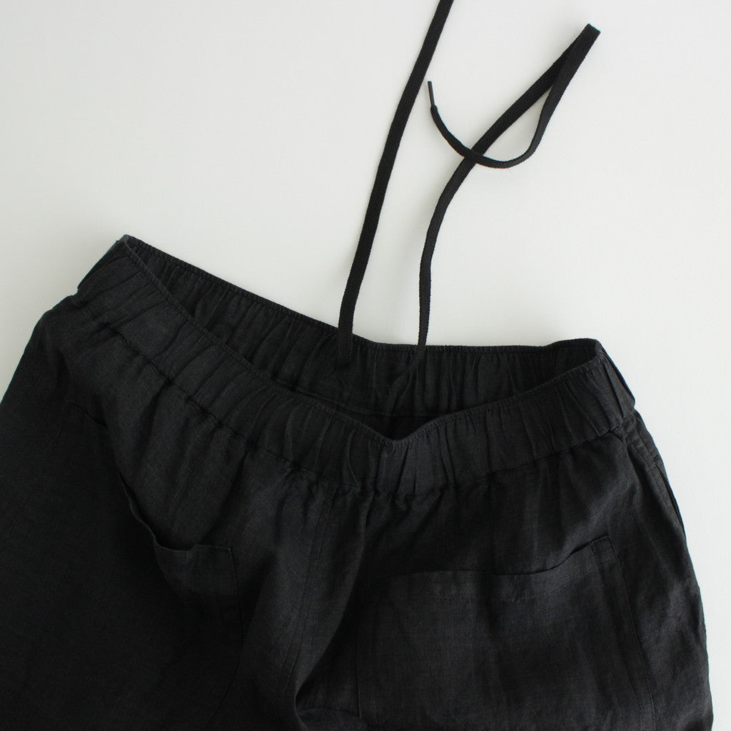 LINEN POPLIN TR #BLACK [17041 40072]