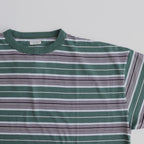 BORDER SS TOP #GREEN×NAVY [PMAR-CS02]