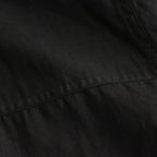 TRUCKER SHIRT-LINEN GARMENT DYE #INK BLACK [SH-LVND-004]