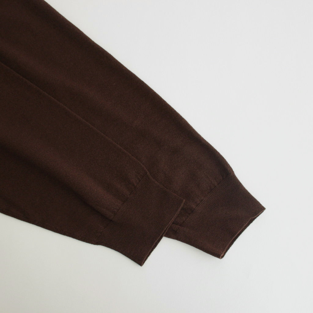 ELS ORGANIC COTTON KN POLO #BROWN [17041 60053]