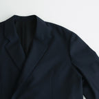 ORGANIC WOOL TROPICAL COMFORT W-BREASTED BLAZER #NAVY [A24A-08JK02C]