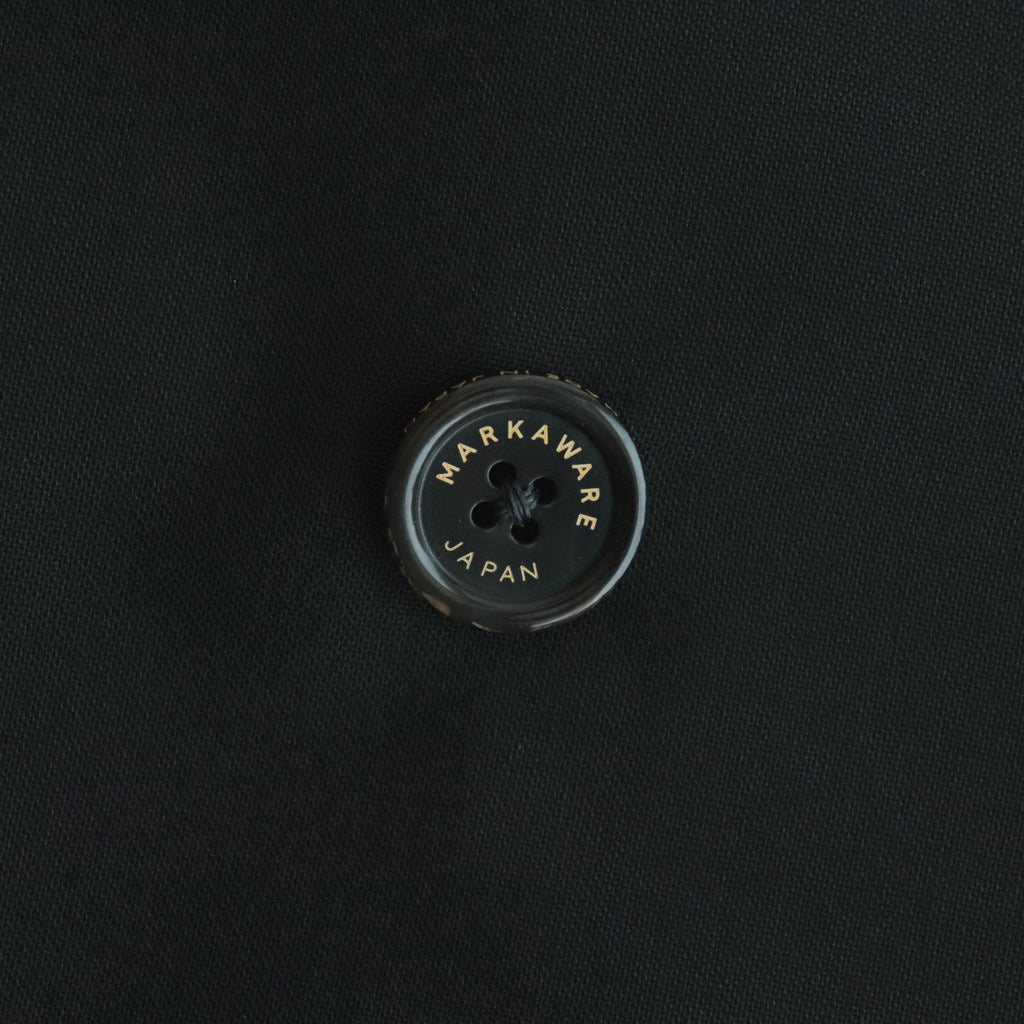 ORGANIC WOOL TROPICAL COMFORT W-BREASTED BLAZER #BLACK [A24A-08JK02C]