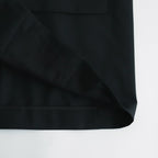 ORGANIC WOOL TROPICAL COMFORT W-BREASTED BLAZER #BLACK [A24A-08JK02C]