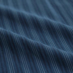 ORGANIC COTTON LOAN STRIPE COMFORT FIT SHIRT #BLUE×NAVY [A24A-17SH01C]