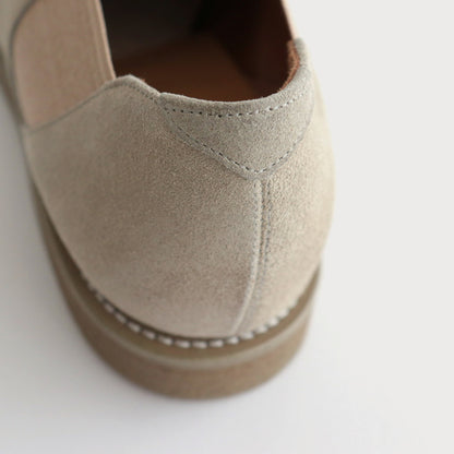 The Gardner ARTISAN  LEATHER SIDE-GORE SHOES #SAND VELOR [241OJ-FW01]