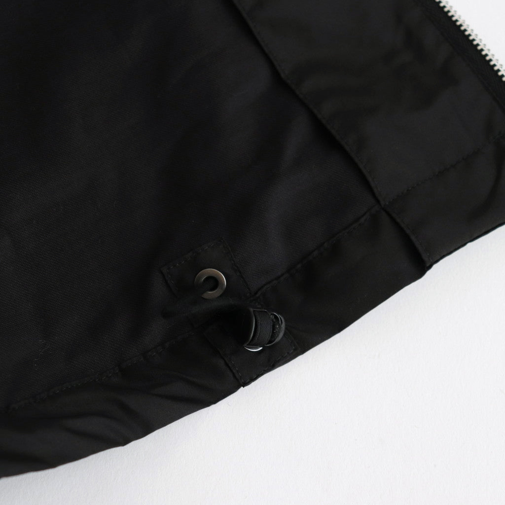 SILK TAFFETA CITY CRUISE PARKA #BLACK [A24A-10BL01C]